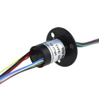 SR012-12 2A  Electrical Motor Slip Ring with 12 wire Through bore slip ring  12 wires Electric Swivel Connector