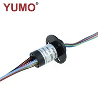 SR012-12 2A  Electrical Motor Slip Ring with 12 wire Through bore slip ring  12 wires Electric Swivel Connector