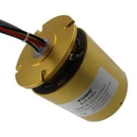 YUMO ring connector YM086-1E-D0145-P0616 with Ethernet of Capsule solid shaft slip ring