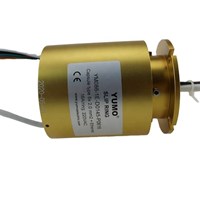 YUMO ring connector YM086-1E-D0145-P0616 with Ethernet of Capsule solid shaft slip ring