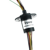 YUMO SR022-0305-3P5S 22mm Miniature Swivel Capsule Slip Ring Carbon Brush Holder
