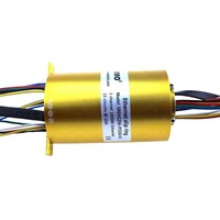 Ethernet slip ring collector  hole 12.7mm rotating  Ring  connector with cable