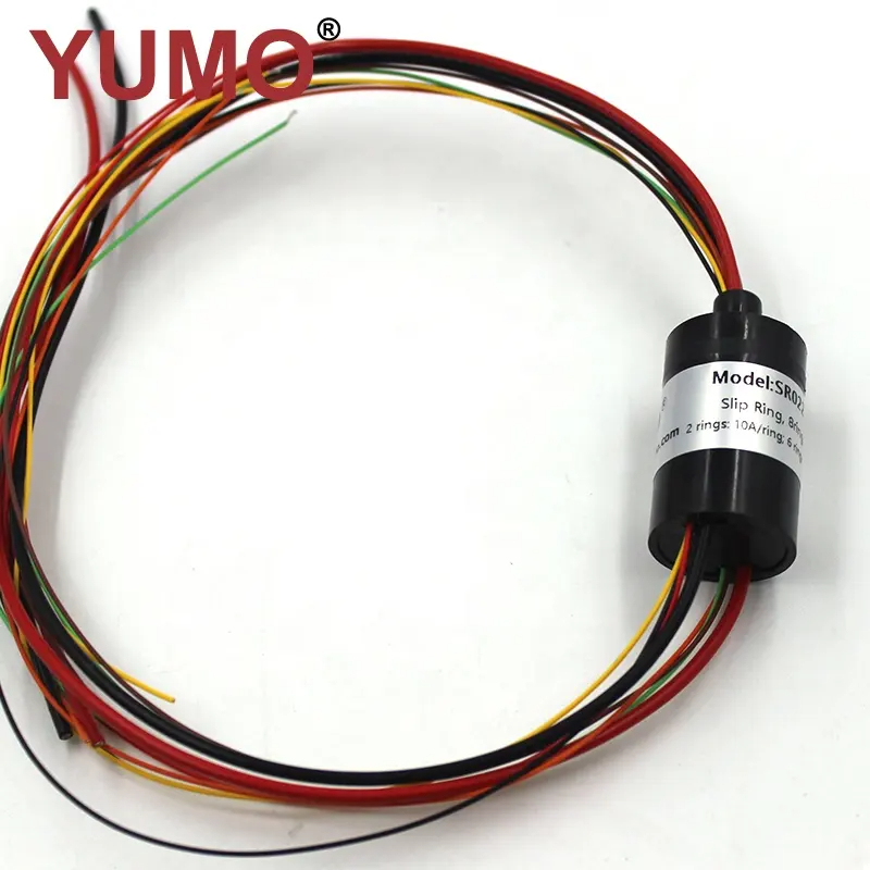 YUMO  miniature electrical capsule slip ring SR022-8  Ring Collector