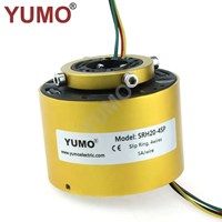YUMO hollow ring connector SRH20-4SP 4wires rotating Through Bore Slip Ring