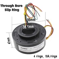 Through Hole Slip Ring OD 99mm Through Bore Slip Ring ID 38mm 10A/rings