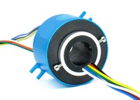 H2056 Multi Point Contact Mini Ethernet Slip Ring With Precious Metal Cluster Brush