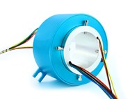 AL Alloy Conductive Slip Ring Power Connector Custom Hole 70mm