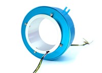 Waterproof Precision 180mm Large Through Bore Slip Ring Integrated Structure
