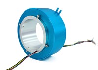 OEM 150RPM Large Electrical Through Hole Slip Ring 4 Wire For Ceramic Machinery