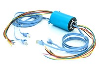 OEM Rj45 Slip Ring Electrical Rotary Union Transmit Mixed Signals