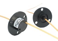 12 Circuits 2A Plastic Electrical Capsule Rotary Slip Ring For Ethernet