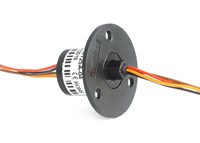 250rpm Conductive 6 Wire Capsule Slip Ring For Bomb Disposal Robot