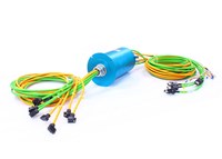 High Rpm VGA RS232 Signal Slip Ring for Industrial Bus transmit