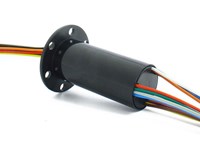 High Current 30A 50A Capsule Slip Ring Rotating Connector OD 30mm