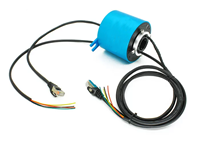 YUMO ODM Electrical Rotary Connector Large Diameter Slip Ring For Gigabit Ethernet