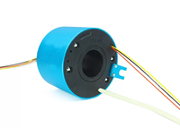 YUMO ODM Electrical Rotary Connector Large Diameter Slip Ring For Gigabit Ethernet