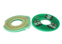 Custom Through Hole PCB Pancake Slip Ring Connector High Rotating Speed