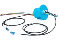 1 Channel Electric FORJ Fiber Optic Rotary Joint Slip Ring design 1310nm 1550nm