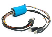 ODM USB2.0 Signal Vacuum Low Voltage Slip Ring 1~24 Circuits