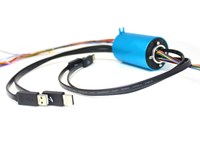 ODM USB2.0 Signal Vacuum Low Voltage Slip Ring 1~24 Circuits