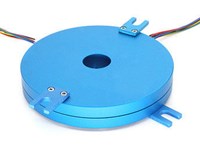 Flat Disc Electrical PCB Pancake Slip Ring 20mm Low Torque