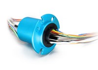RJ405 Electrical Rotary Joints Collector Rings With Aluminum Alloy Housing