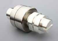 Single Channel 3000A Fluid RF Slip Ring For Electroplating Electrolysis Equipment