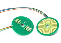 6mm Light Pancake PCB Electrical Slip Rings With High Rotating Speed